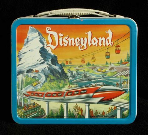 disneyland metal lunch box|old disney lunch boxes.